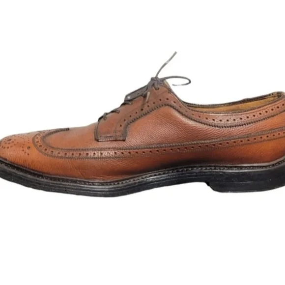 Vintage Florsheim Imperial V Cleat Men’s Shoes Size 10 1/2 C SB1 - Picture 10 of 13